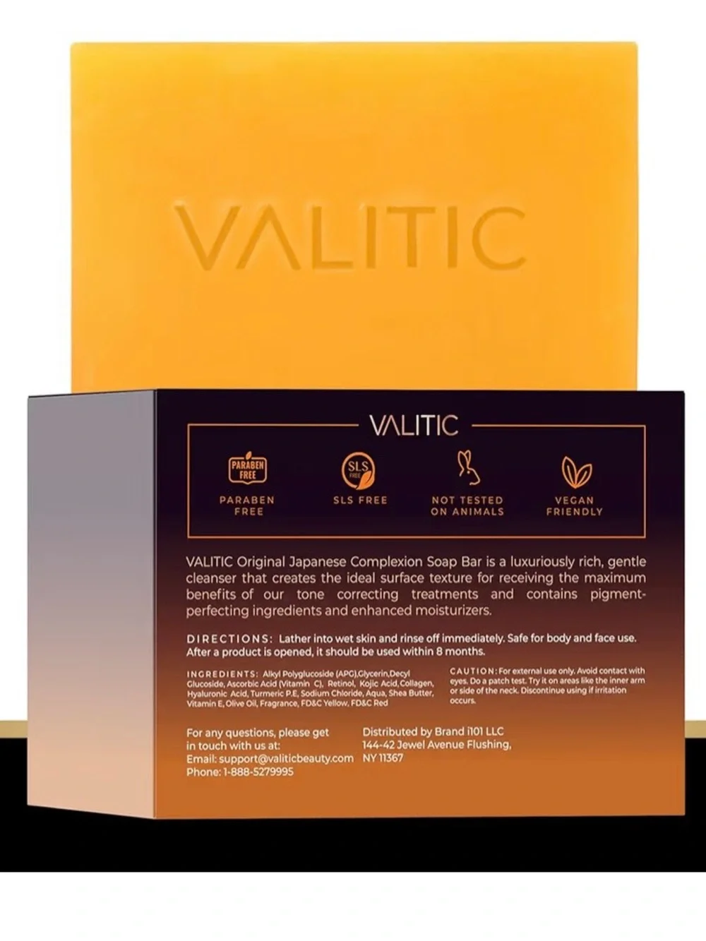 Kojic Acid + Vitamin C & Retinol Turmeric Soap Bars — Orange - Picture 9 of 9